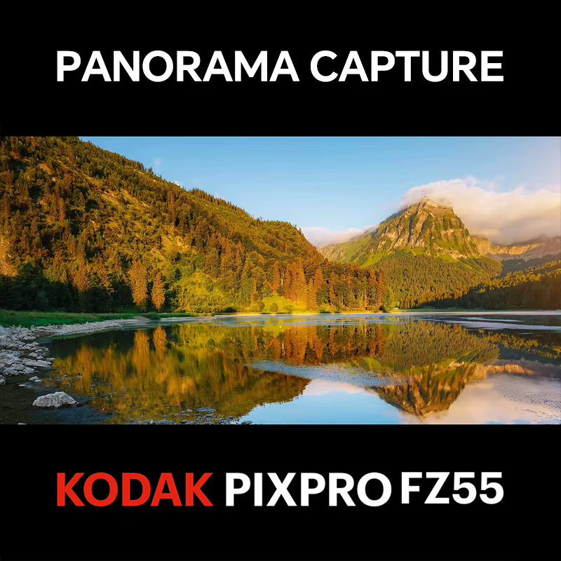 Appareil photo numérique KODAK PIXPRO FZ55 16MP, zoom optique 5x, grand angle 28 mm, vidéo Full HD 1080P, écran LCD 2,7 pouces, caméra de vlogging