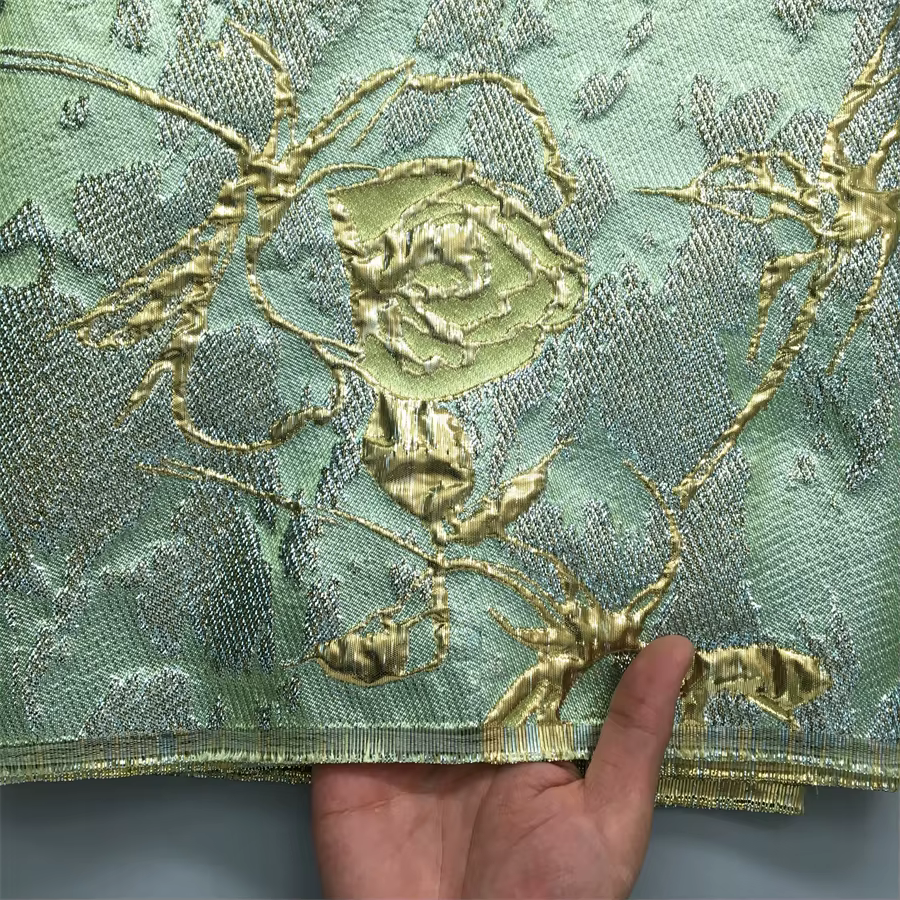 Kalporcelain-Tissu de dentelle de tulle de brocart africain, tissu de dentelle de jacquard français nigérian, robe de soirée de couture de luxe, nouveau style, 2025, F4sacrifice