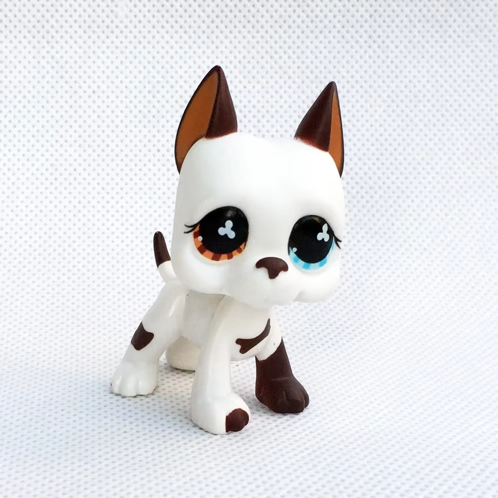 Supports de jouets pour animaux de compagnie rares, cheveux courts, chaton, chien, teckel, Collie épagneul, Great Dane, jouet Original à tête Bobble lps