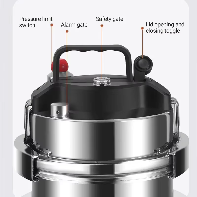 Petit autocuiseur de Camping en plein air 0,8-2l, cuiseur à riz Portable en acier inoxydable 304 pour outil de cuisine, autocuiseur