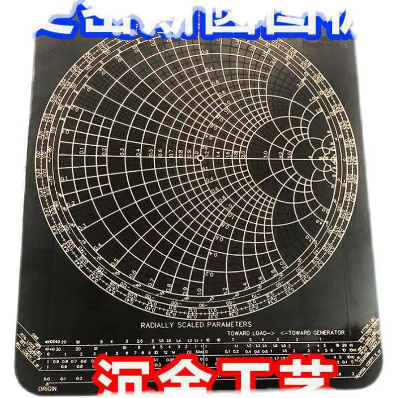 Tableau de correspondance d'impédances, graphique de Smith, transmission et réception radiofréquence sans fil haute fréquence, onde stationnaire mathématique