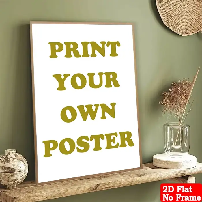 1 toile personnalisée avec impression d'affiche – Art mural DIY personnalisé, idéal pour les cadeaux