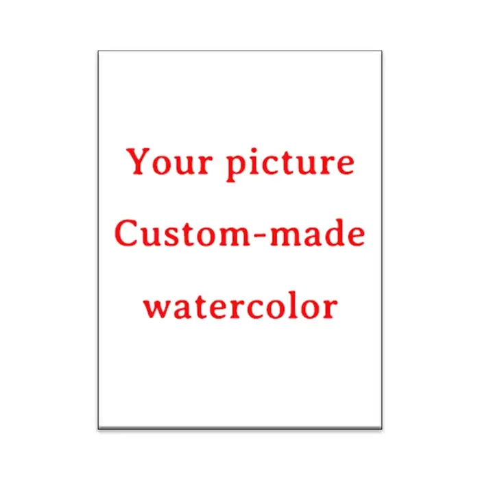Affiche de peinture aquarelle personnalisée de Photo, cadeau commémoratif de Couple, impression arti